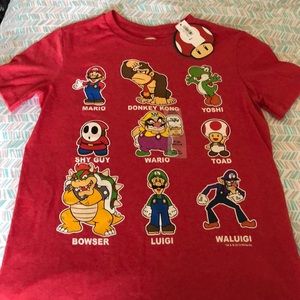 Nintendo Character boys graphic tee shirt